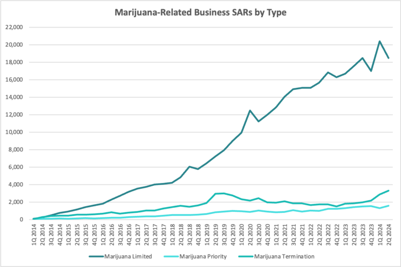 Marijuana-Related Business SARs by Type