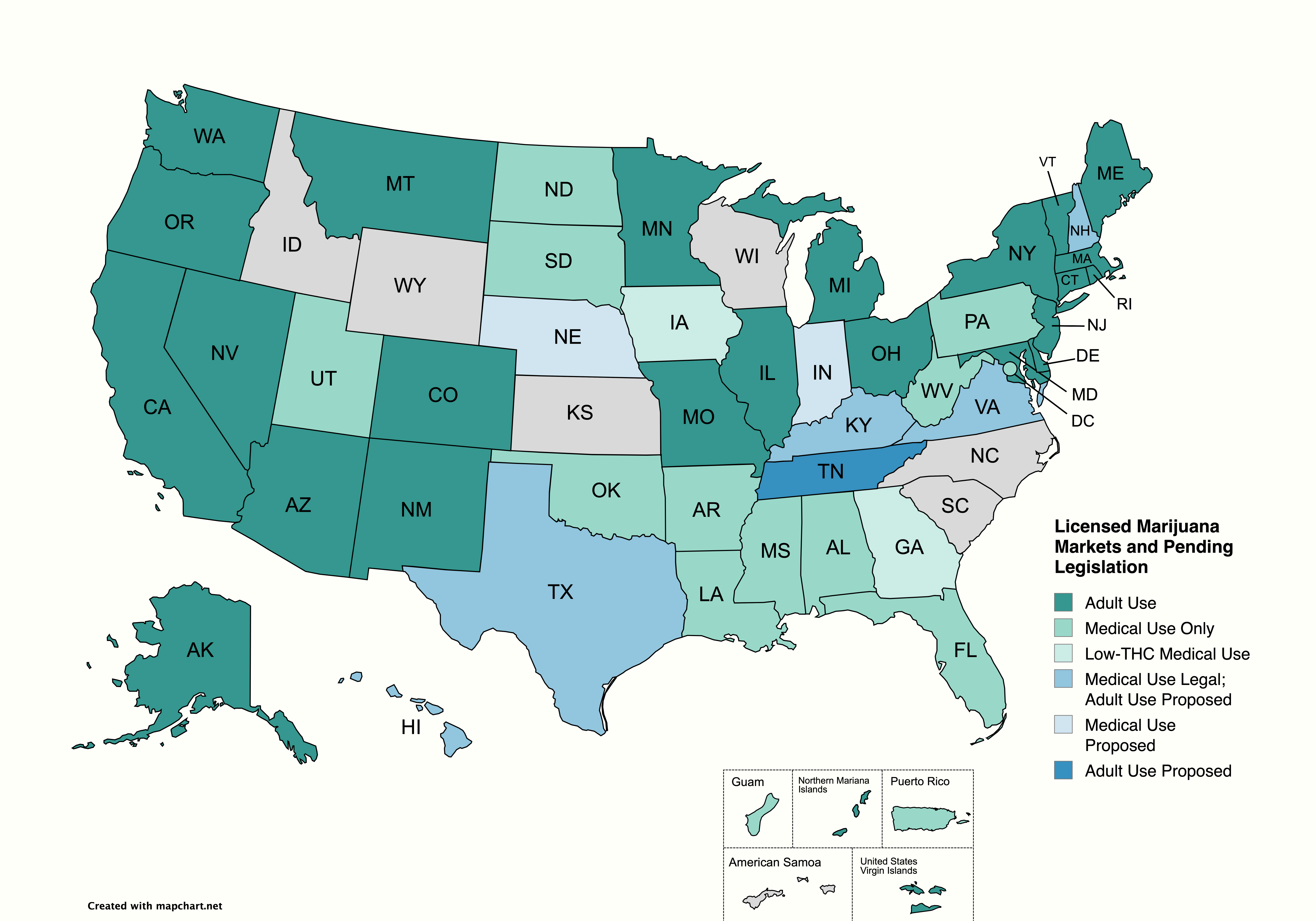 CRB Monitor - Licensed Marijuana Markets and Pending Legislation